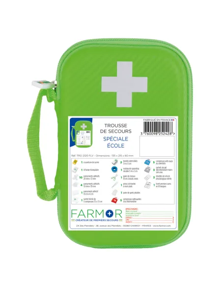 TROUSSE DE SECOURS SPECIALE ECOLE PETIT MODELE