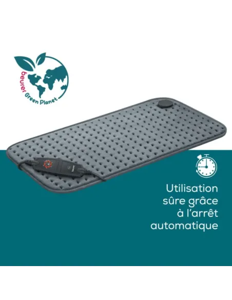 COUSSIN CHAUFFANT XXL HK 123 XXL COSY GREY GREEN PLANET