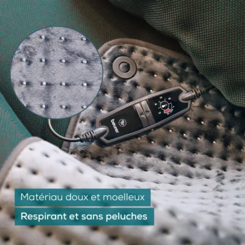 COUSSIN CHAUFFANT XXL HK 123 XXL COSY GREY GREEN PLANET