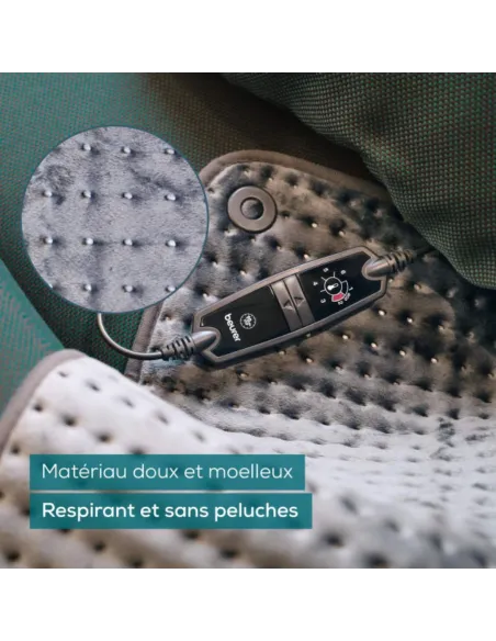 COUSSIN CHAUFFANT XXL HK 123 XXL COSY GREY GREEN PLANET