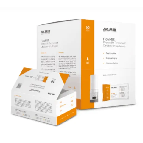 Turbine jetable pour débitmètre FlowMIR® – Avec embout buccal