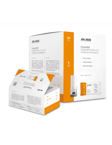 Turbine jetable pour débitmètre FlowMIR® – Avec embout buccal