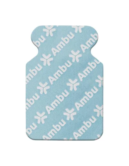Électrode Ambu WhiteSensor 0415M, électrode ECG à languette fiable pour ECG 12 dérivations