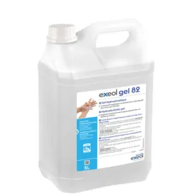 Gel hydroalcoolique Exeol Gel 82 – Bidon 5L
