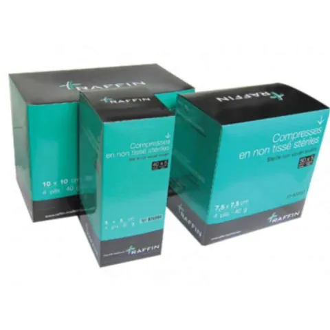 Compresses Stériles Non Tissées RAFFIN - Soin et Hygiène | LD Medical