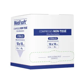 Compresses stériles non tissées 40 g/m² Sylamed - La boite -LD Medical