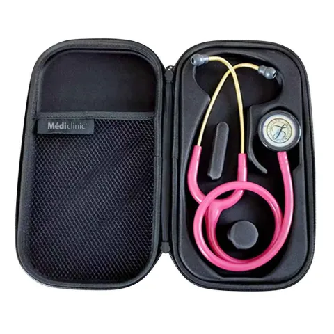 Étui stéthoscope rigide STÉTHO Protect Mediclinic – coque robuste bleu navy