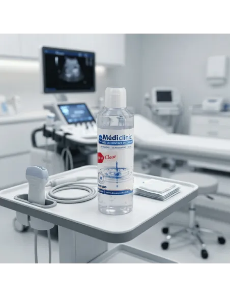 Gel Ultrason Blanc MEDI'GEL 250 ML - Confort et Précision | LD Medical
