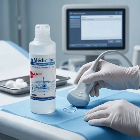 Gel Ultrason Blanc MEDI'GEL 250 ML - Confort et Précision | LD Medical