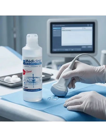 Gel Ultrason Blanc MEDI'GEL 250 ML - Confort et Précision | LD Medical