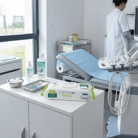 Lingettes Désinfectantes Wip'Anios Excel : Désinfection Efficace
