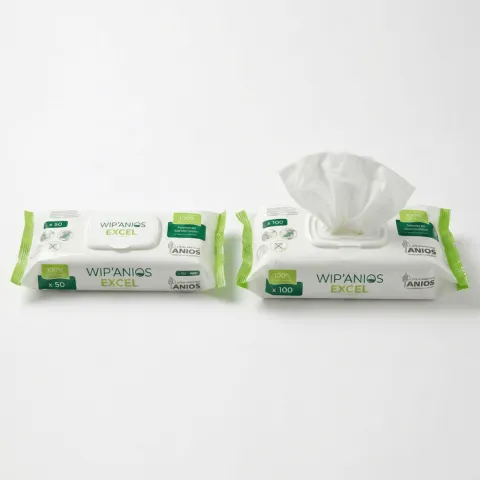 Lingettes Désinfectantes Wip'Anios Excel : Désinfection Efficace