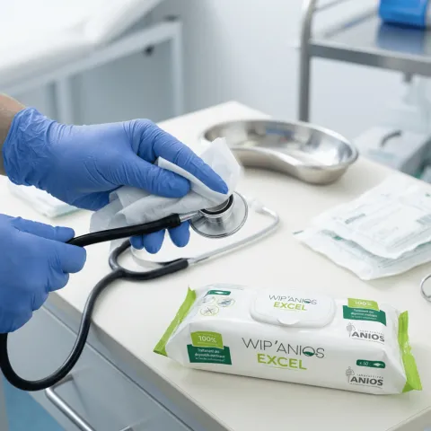 Lingettes Désinfectantes Wip'Anios Excel : Désinfection Efficace