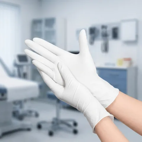 Gants Chirurgicaux Stériles en Latex Non Poudrés - Haute Protection | LD Medical