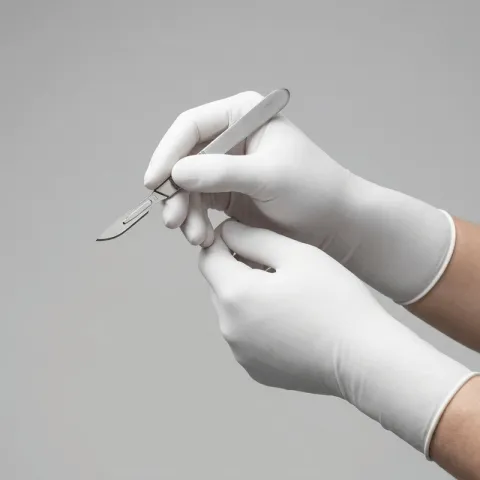 Gants Chirurgicaux Stériles en Latex Non Poudrés - Haute Protection | LD Medical