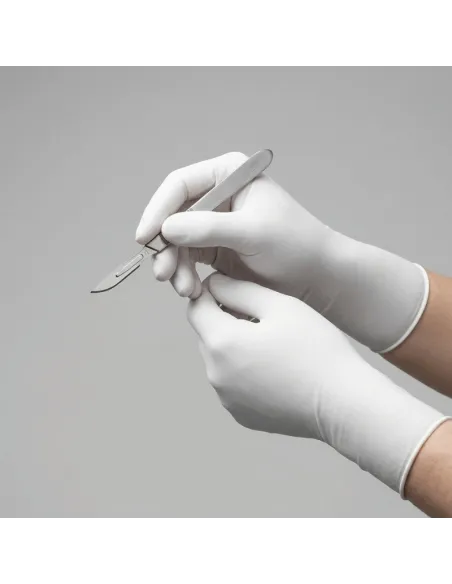 Gants Chirurgicaux Stériles en Latex Non Poudrés - Haute Protection | LD Medical