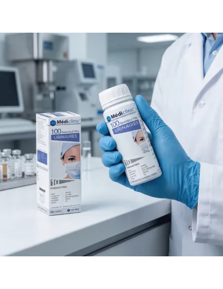 Bandelettes urinaires 10 paramètres Médi’clinic – Diagnostic rapide et fiable