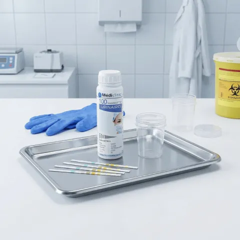 Bandelettes urinaires 10 paramètres Médi’clinic – Diagnostic rapide et fiable