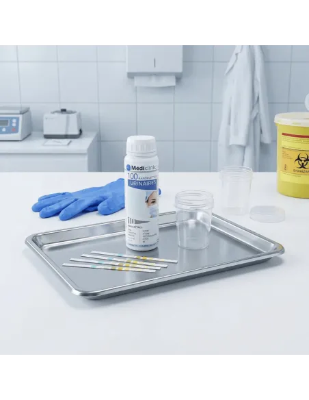 Bandelettes urinaires 10 paramètres Médi’clinic – Diagnostic rapide et fiable