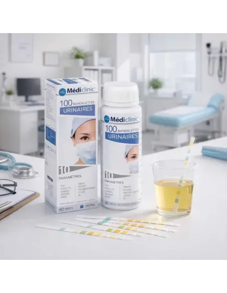 Bandelettes urinaires 10 paramètres Médi’clinic – Diagnostic rapide et fiable