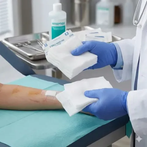 Compresses stériles de gaze hydrophile SylaFirst® - LD Medical
