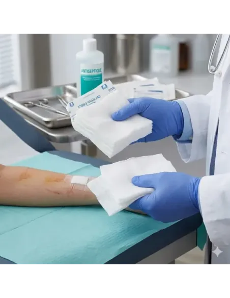 Compresses stériles de gaze hydrophile SylaFirst® - LD Medical