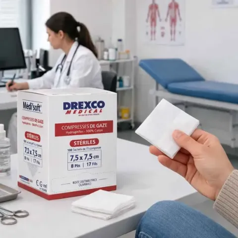 Compresses stériles de gaze hydrophile SylaFirst® - LD Medical