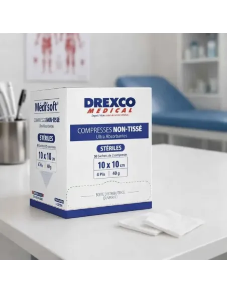 Compresses stériles non tissées 40 g/m² Sylamed - La boite -LD Medical