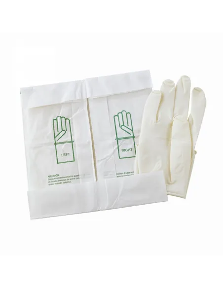 Gants Latex Chirurgicaux Stériles Très Peu Poudrés