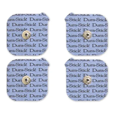 Électrodes carrées Dura-Stick Plus dotées de SNAP