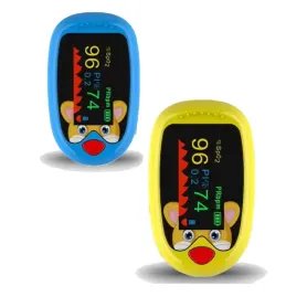 OXYMÈTRE DE POULS PÉDIATRIQUE PULSEKIDS RECHARGEABLE - Jaune