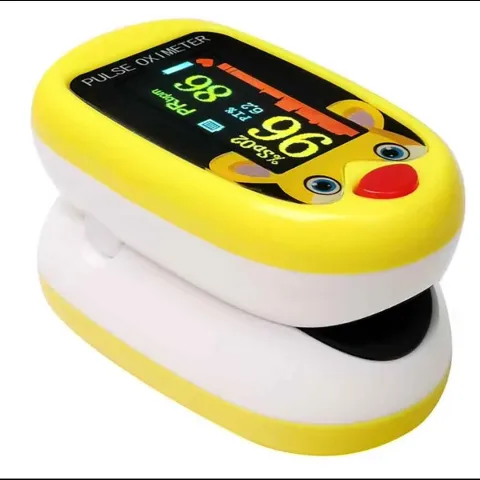 Oxymètre pédiatrique PulseKids OLED rechargeable MEDICLINIC jaune