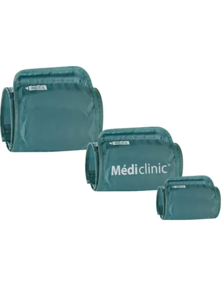 Pack 3 brassards tensiomètre MEDICLINIC coton noir