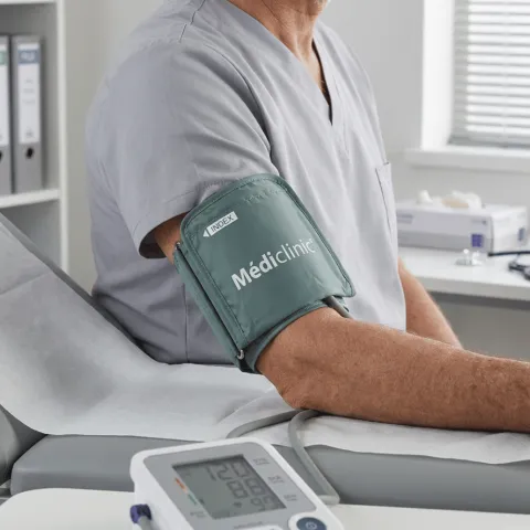 Pack 3 brassards tensiomètre MEDICLINIC coton noir