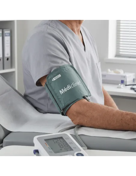Pack 3 brassards tensiomètre MEDICLINIC coton noir