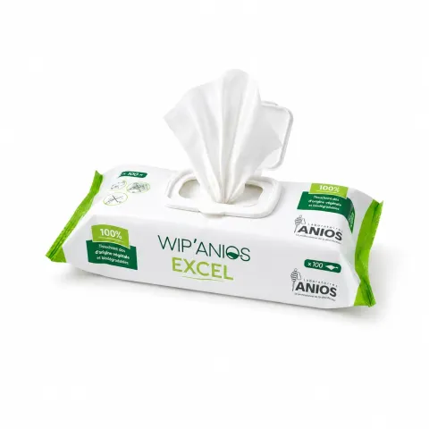Lingettes désinfectantes WIP'ANIOS - Sachet de 100