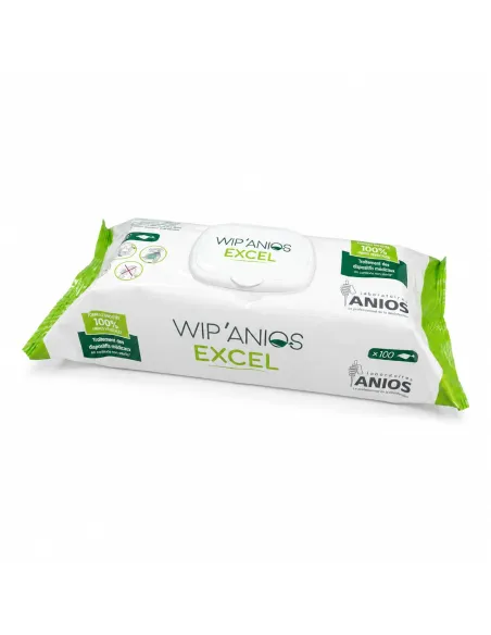 Lingettes désinfectantes WIP'ANIOS - Sachet de 100