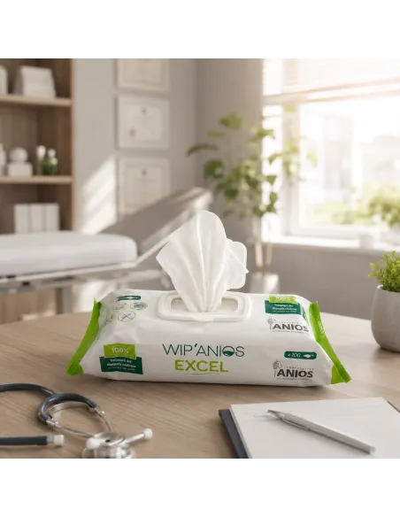 Lingettes désinfectantes WIP'ANIOS - Sachet de 100