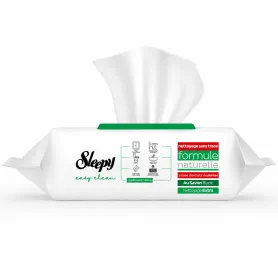 Lingettes nettoyantes sleepy easy clean savon blanc couvercle ouvert