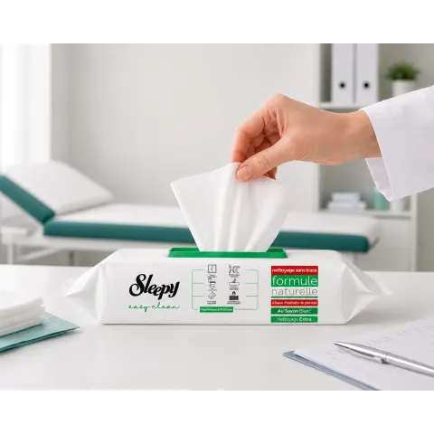 Lingettes nettoyantes sleepy easy clean savon blanc situation