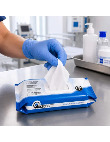 Lingettes désinfectantes Septalkan utilisation
