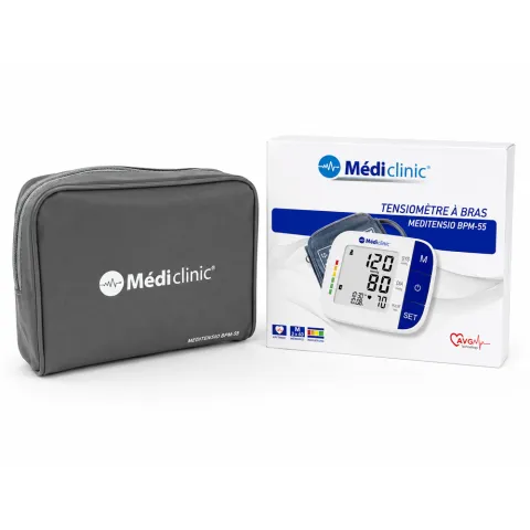 Tensiomètre bras MEDITENSIO BPM-55 écran LCD mémoire 120