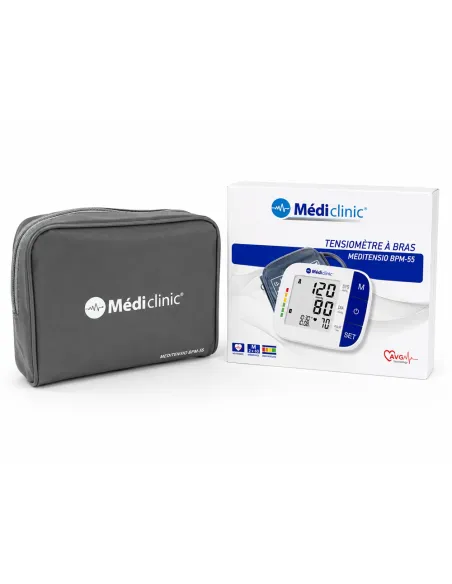 Tensiomètre bras MEDITENSIO BPM-55 écran LCD mémoire 120