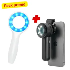 PACK DERMA MED30 NOIR + LAMPE DE WOOD