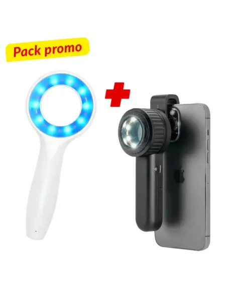 PACK DERMA MED30 NOIR + LAMPE DE WOOD