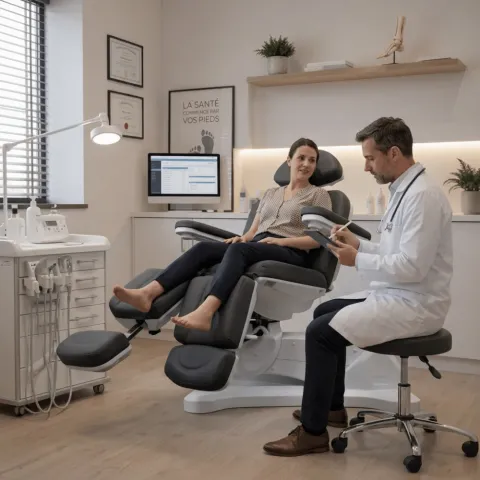 Fauteuil podologie Sigma 3 Mediclinic pack avec tabouret