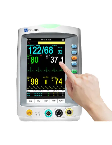 Pack Moniteur Patient MED 900 mesure 5 paramètres + Pied Roulant
