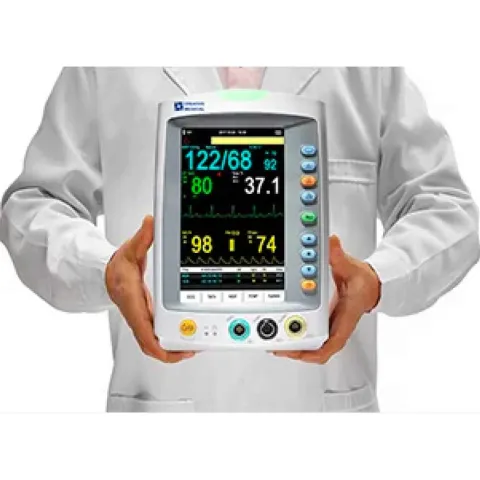 Pack Moniteur Patient MED 900 mesure 5 paramètres + Pied Roulant