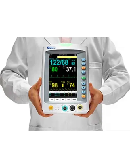 Pack Moniteur Patient MED 900 mesure 5 paramètres + Pied Roulant