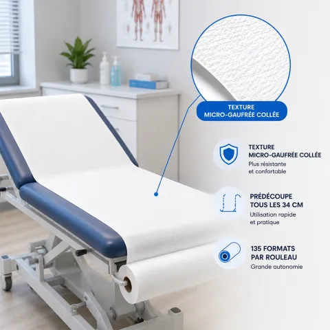 Drap d’examen BB’Roll Confort 50 x 35 cm - 9 rouleaux